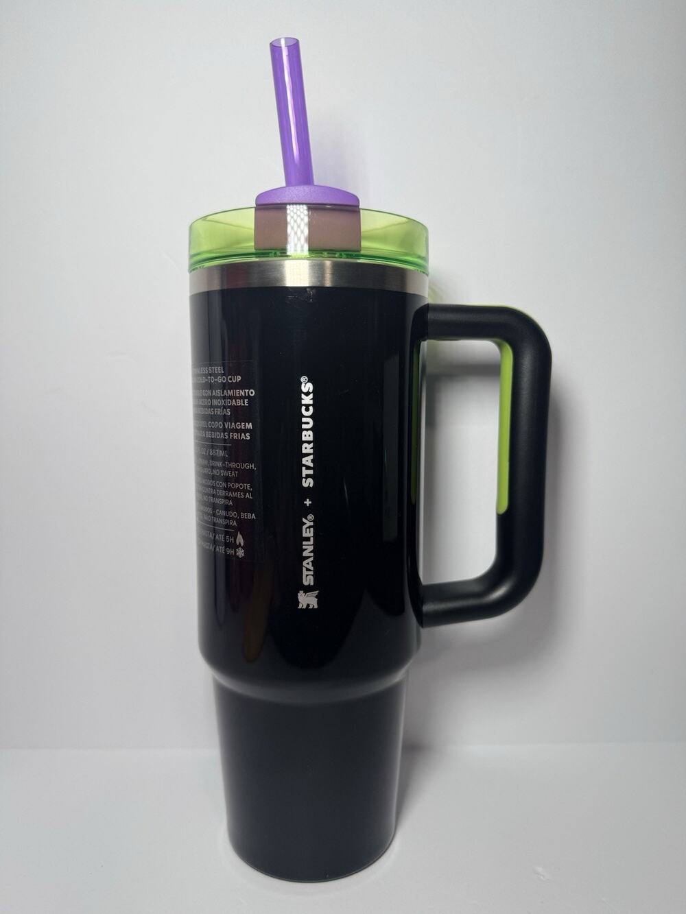 Stanley X Starbucks Mexico BLACK GREEN PURPLE 30oz Quencher Tumbler BNWT